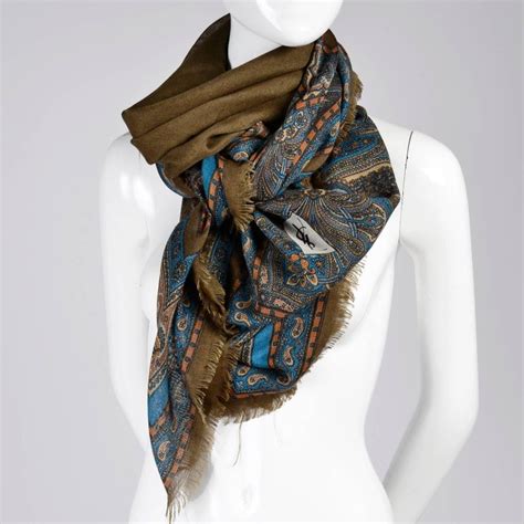 schal ysl style|ysl wool shawl.